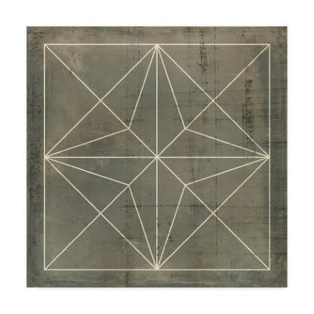 Vision Studio 'Geometric Blueprint I' Canvas Art,24x24